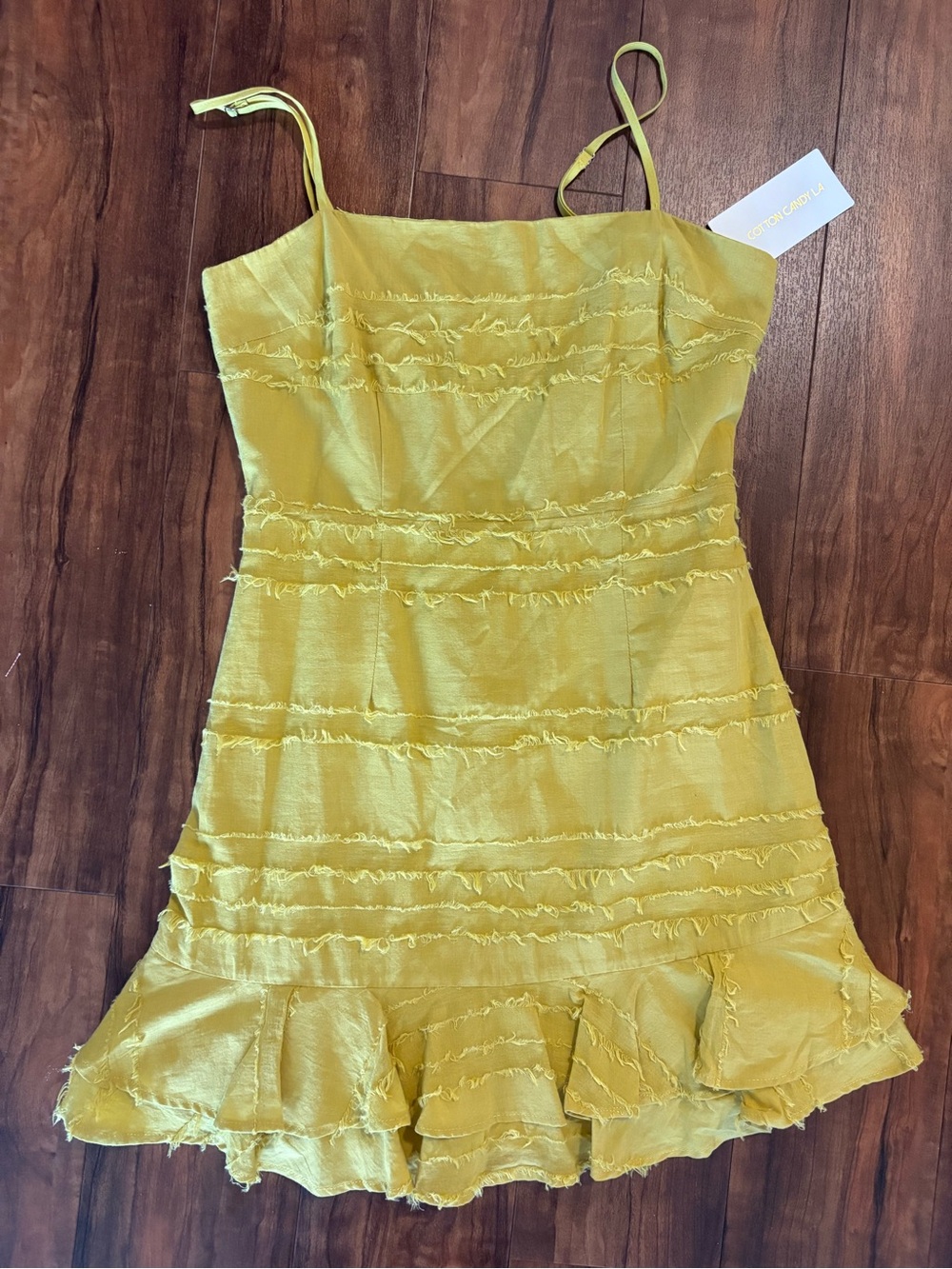 Cotton Candy Ruffle Mini Dress